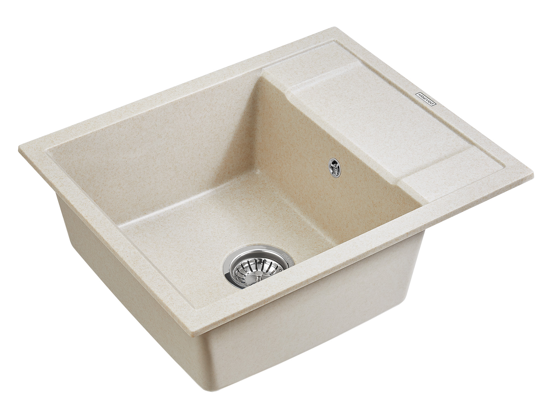 Paulmark Мойка кварцевая OPTIMUM, PM216050-BE, бежевый , 600х500 мм